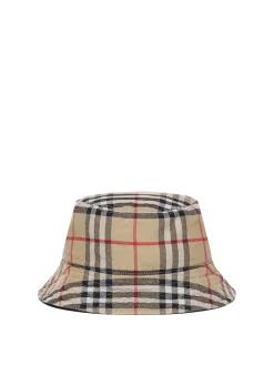 Cappello bucket con motivo Vintage check
