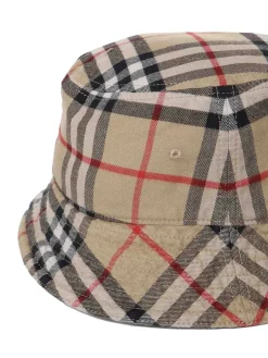Cappello bucket con motivo Vintage check