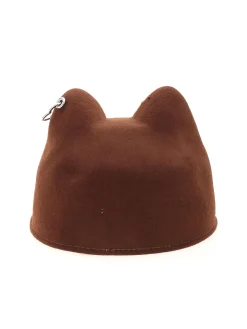 Cappello con piercing alle orecchie di gatto
