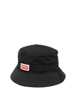 Cappello da pescatore con logo stampato