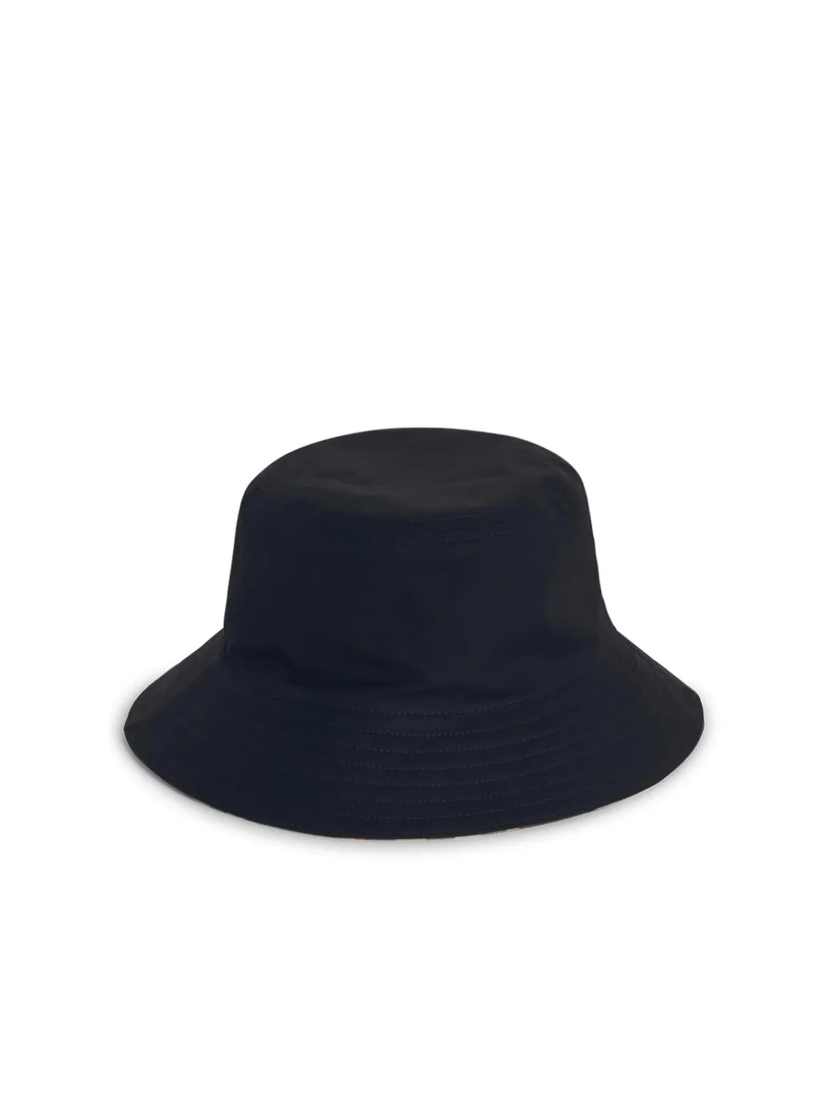 Cappello di cotone nero secchio