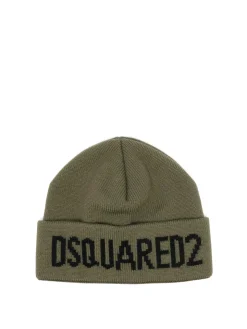 Cappello di lana verde militare