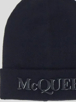 Cappello logo Alexander mcqueen