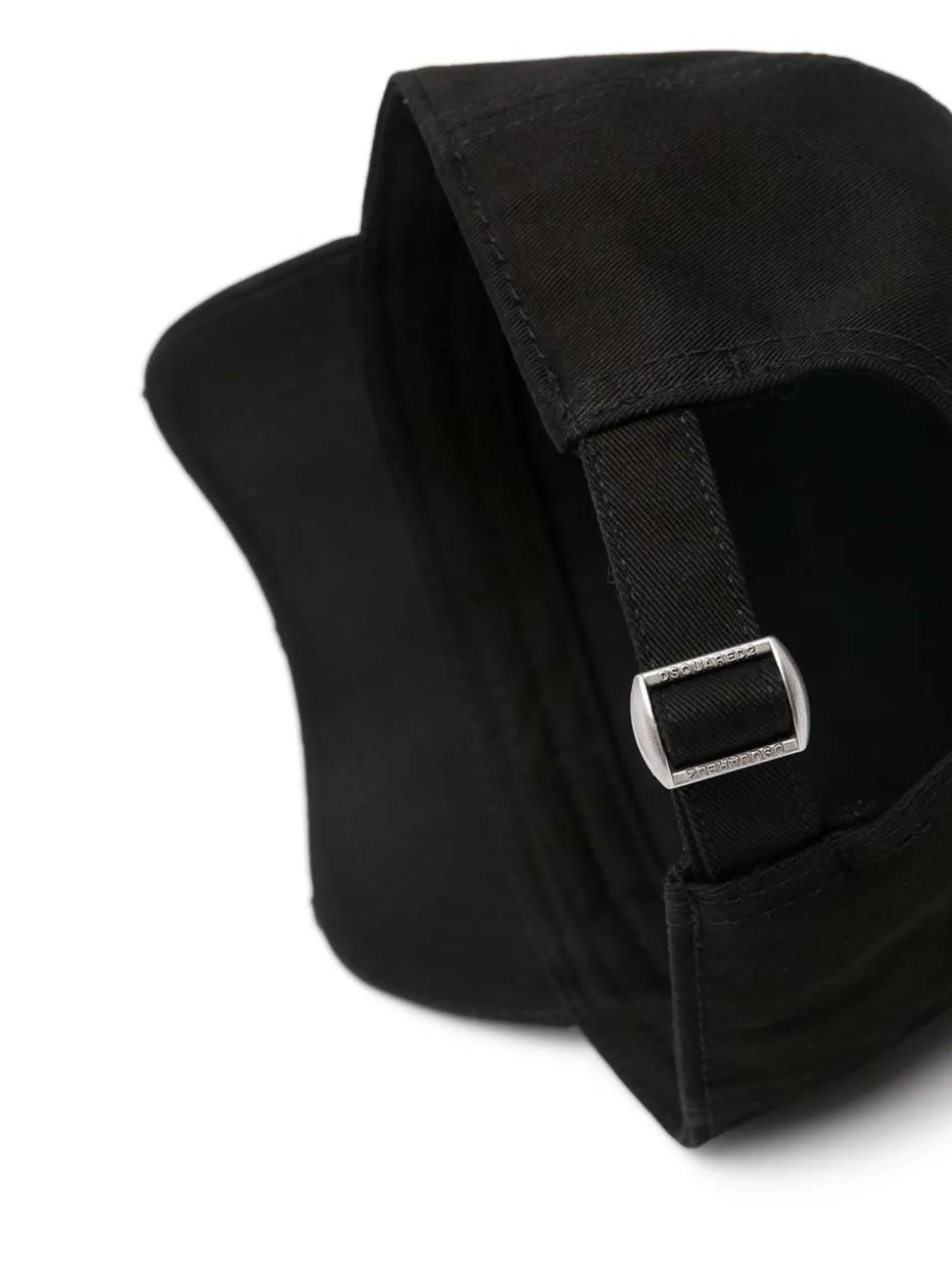 Cappo di baseball nero con logo frontale