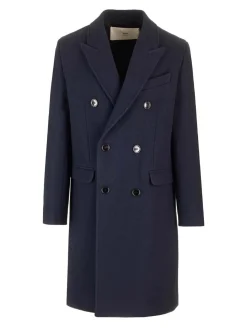 Cappotto a doppio petto color caffè