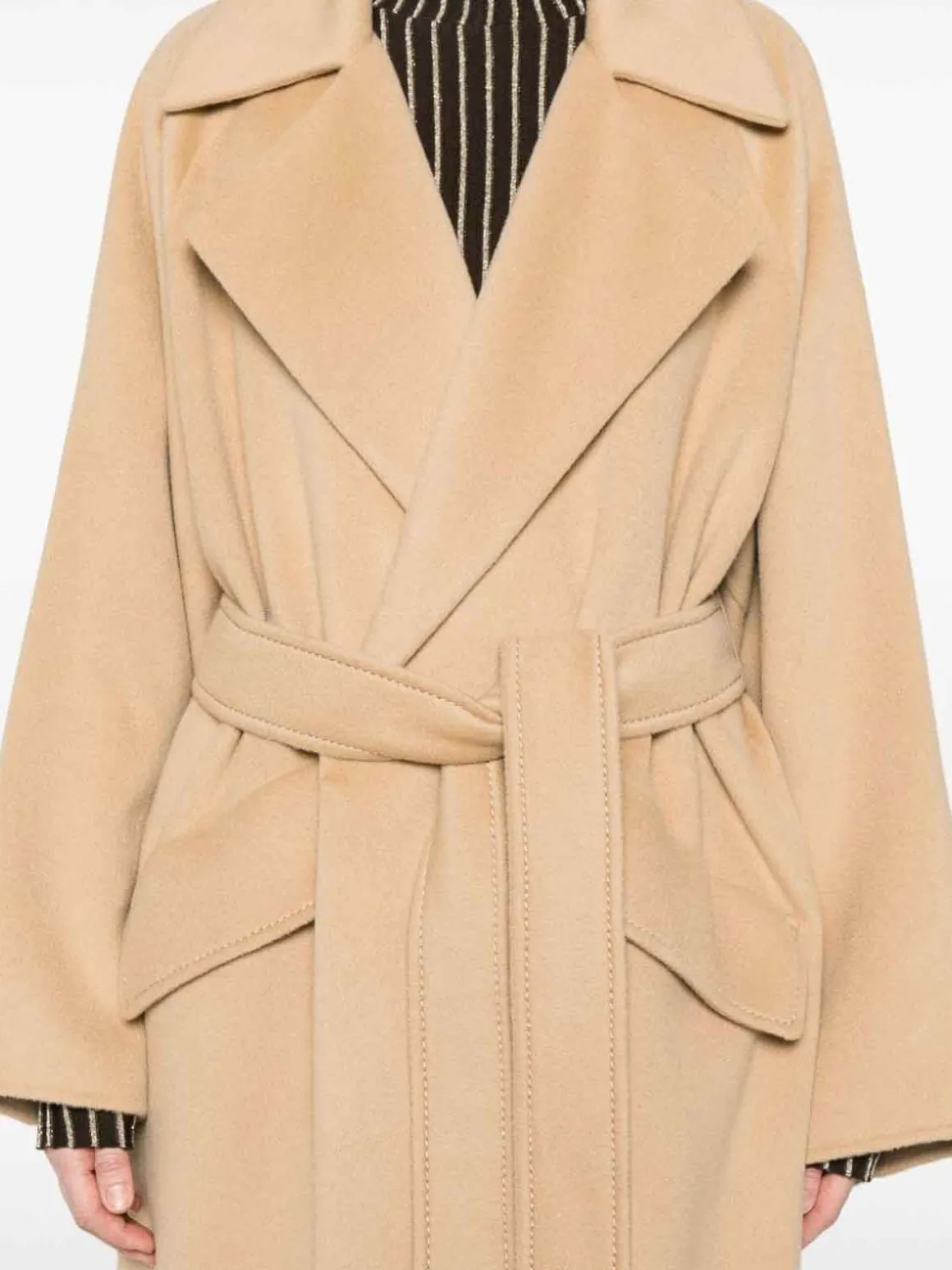 Cappotto a vestaglia in misto cashmere Orense