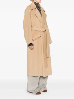 Cappotto a vestaglia in misto cashmere Orense