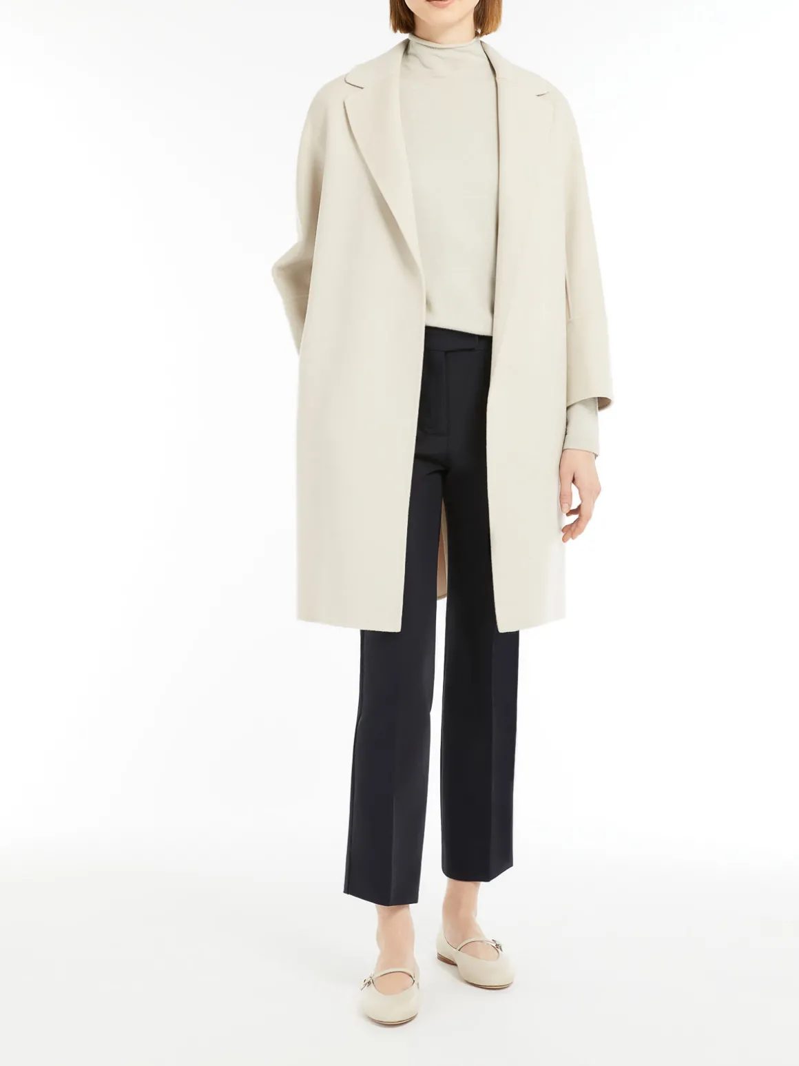 Cappotto corto Arona in lana double face
