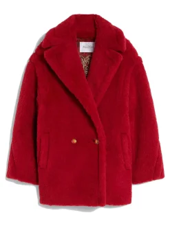 Cappotto in alpaca e lana
