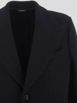 Cappotto in feltro nero