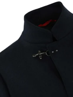Cappotto In Lana Con Gancio
