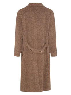 Cappotto in lana marrone