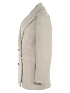 Cappotto in miscela viscosa
