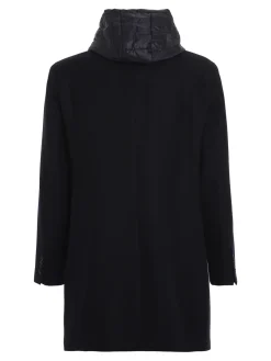 Cappotto in twill di lana