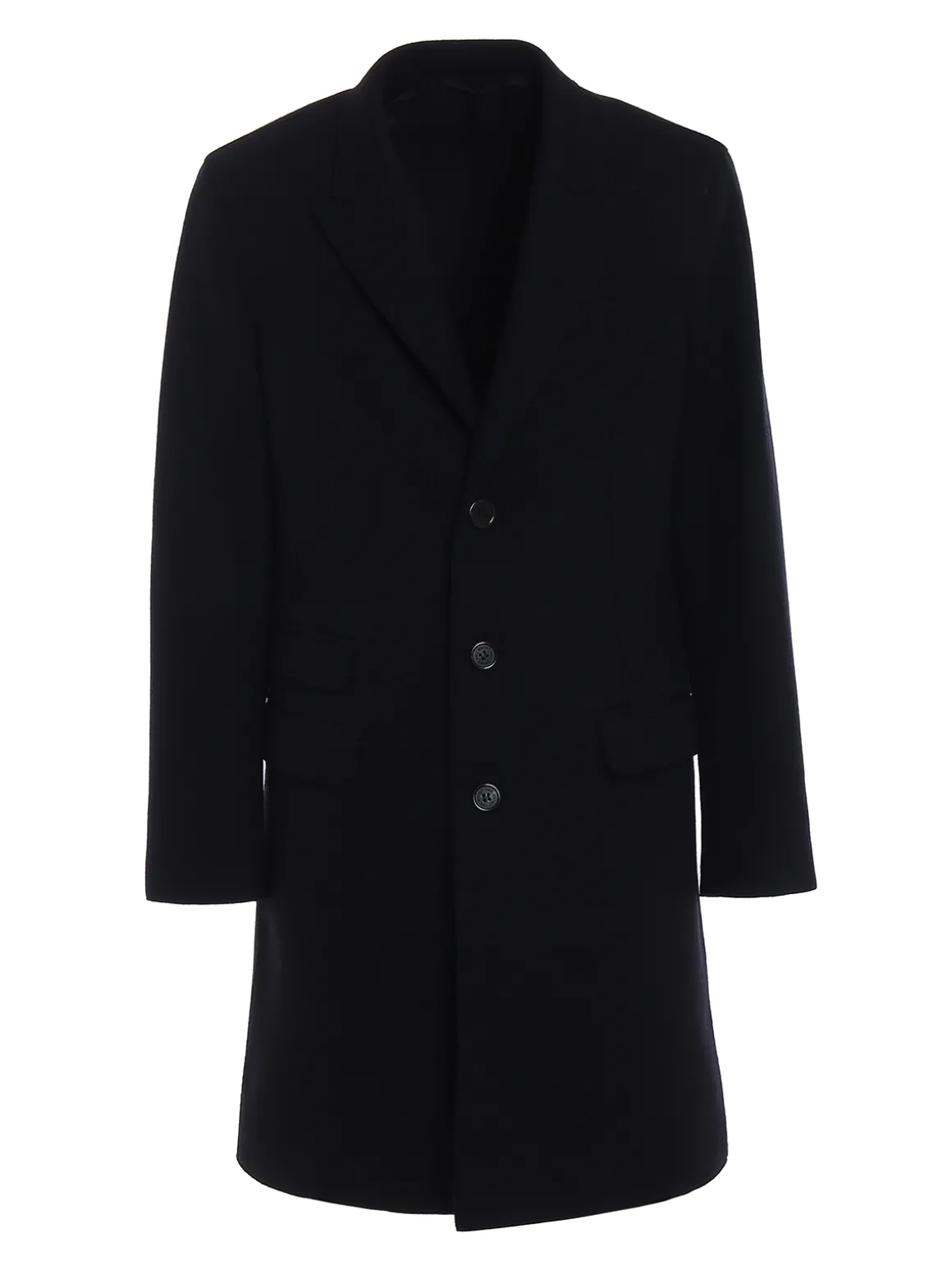 Cappotto skinny fit panno di lana