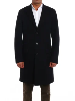 Cappotto skinny fit panno di lana