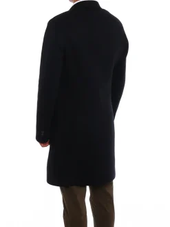 Cappotto skinny fit panno di lana