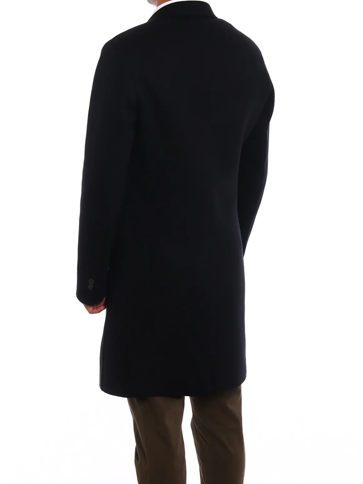 Cappotto skinny fit panno di lana