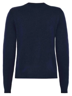 Cardigan a collo dell'equipaggio