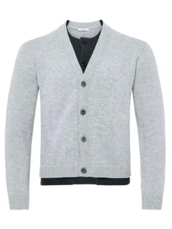 Cardigan a doppio strato