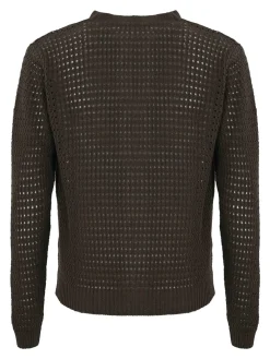 Cardigan a maglia aperta
