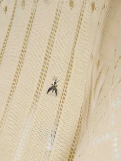 Cardigan a maglia aperta