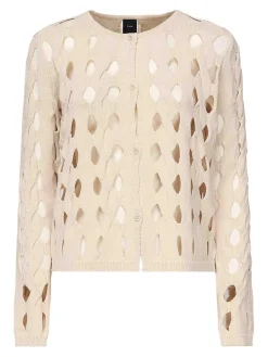 Cardigan a maglia aperta