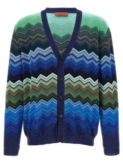 Cardigan a zigzag