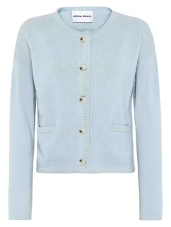 Cardigan abbottonato con tasche