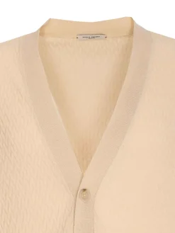 Cardigan con pulsanti chiusura