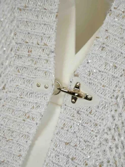 Cardigan di cotone con paillettes