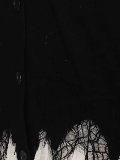 Cardigan in pizzo di ragnatela
