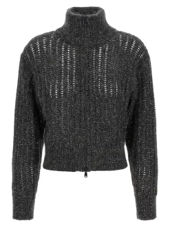 Cardigan netto abbagliante rustico