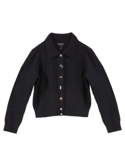 Cardigan per fascino a maglia via cavo