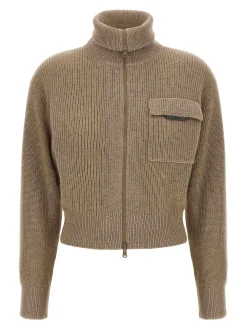 Cardigan ritagliato