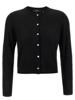 Cardigan ritagliato in lana