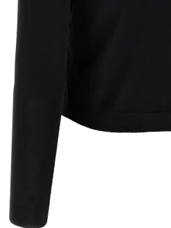 Cardigan ritagliato in lana