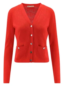 Cardigan T Monogram Jacquard in Misto Viscosa