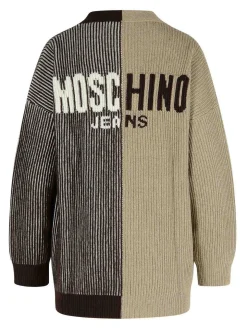 Cashmere Blend Cardigan bicolore