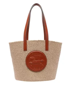 Cestino della medaglia del cavallo beige