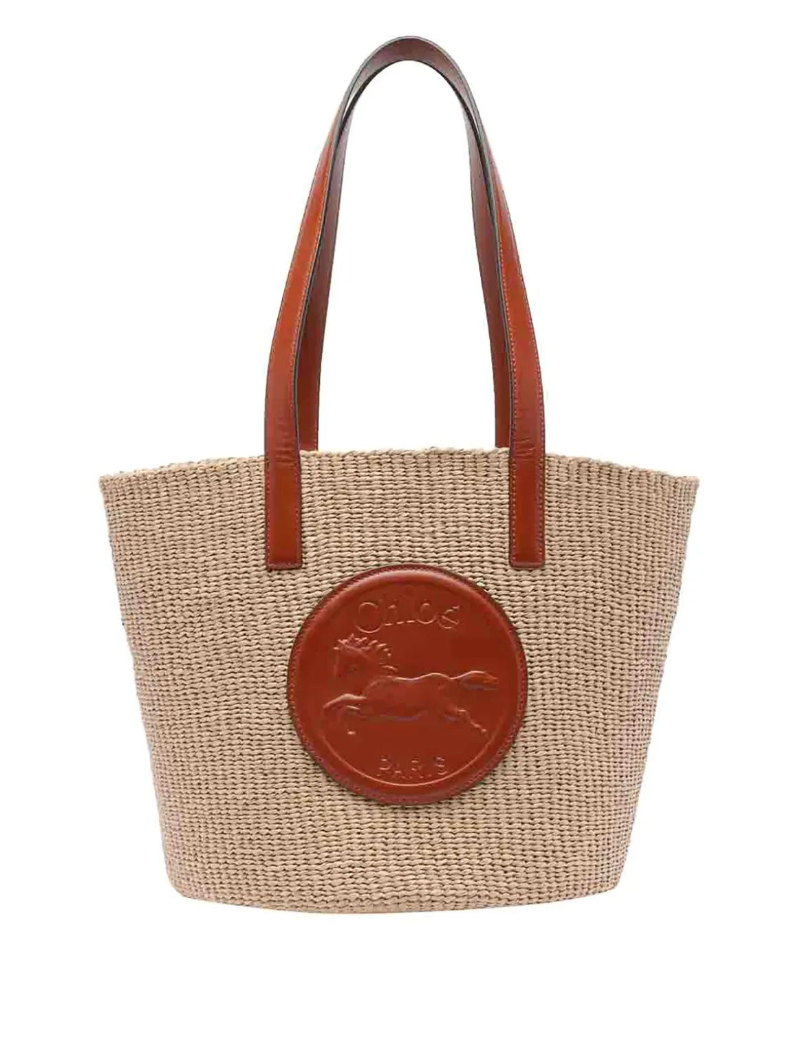 Cestino della medaglia del cavallo beige