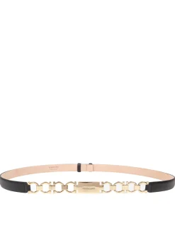 Cintura Bijoux In Pelle Colore Nero