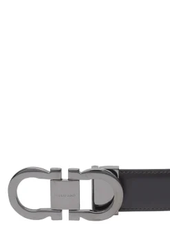 Cintura gancini reversibile