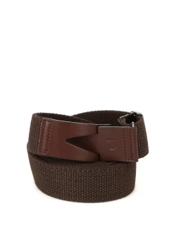 Cintura Greca in canvas marrone