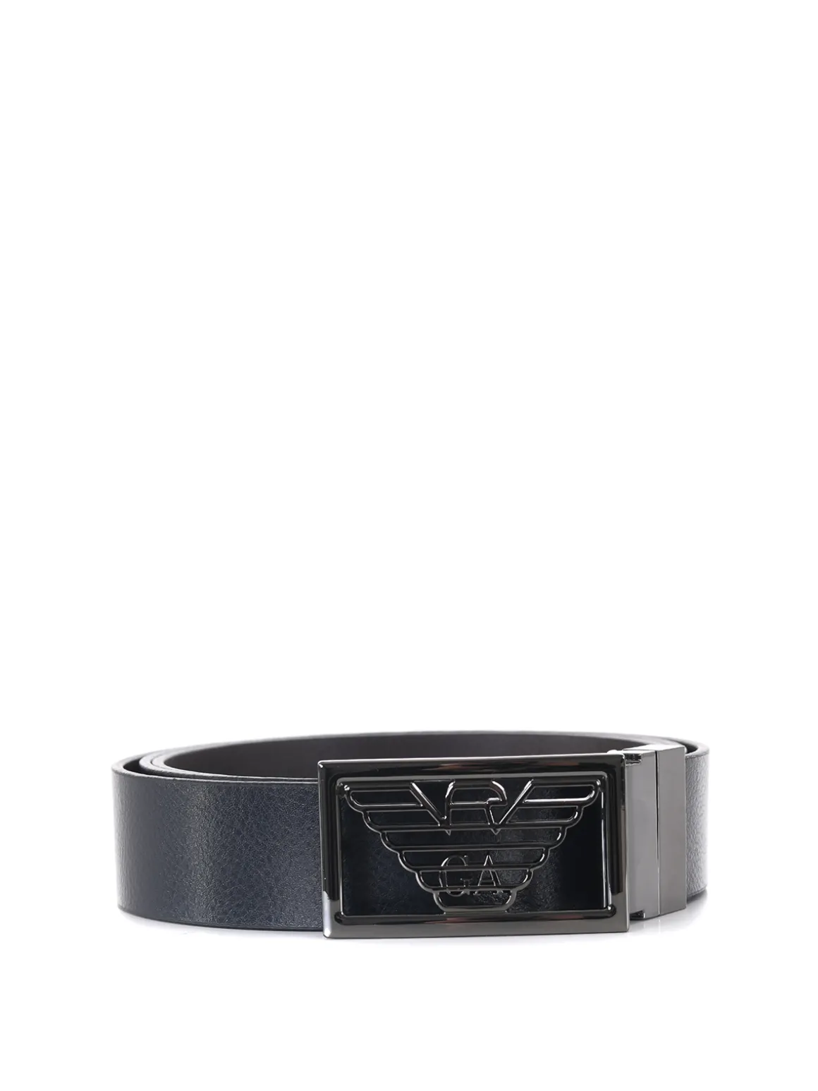 Cintura in pelle con logo