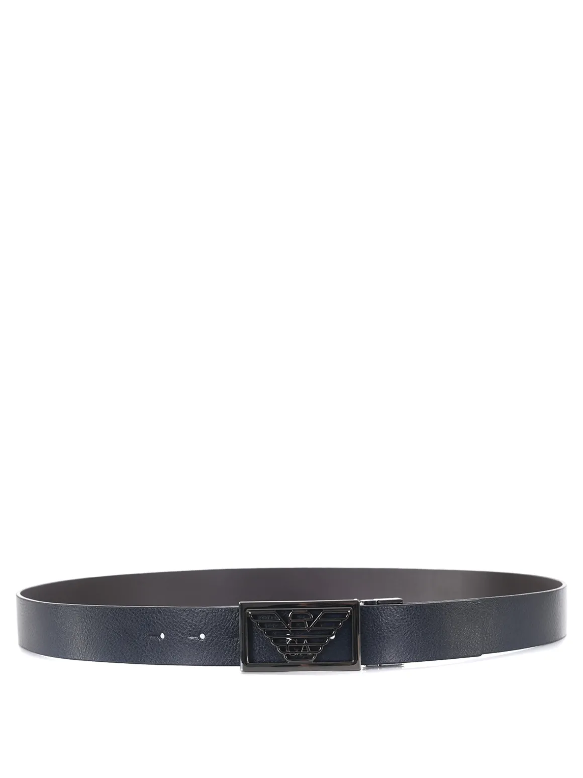 Cintura in pelle con logo
