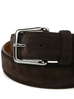 Cintura in pelle scamosciata