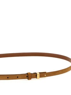 Cintura in pelle scamosciata