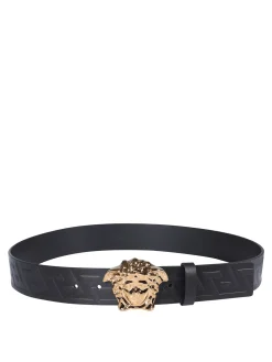 Cintura in pelle Testa di Medusa