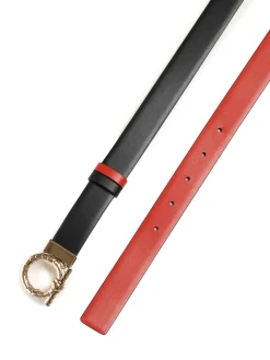Cintura reversibile con ganci